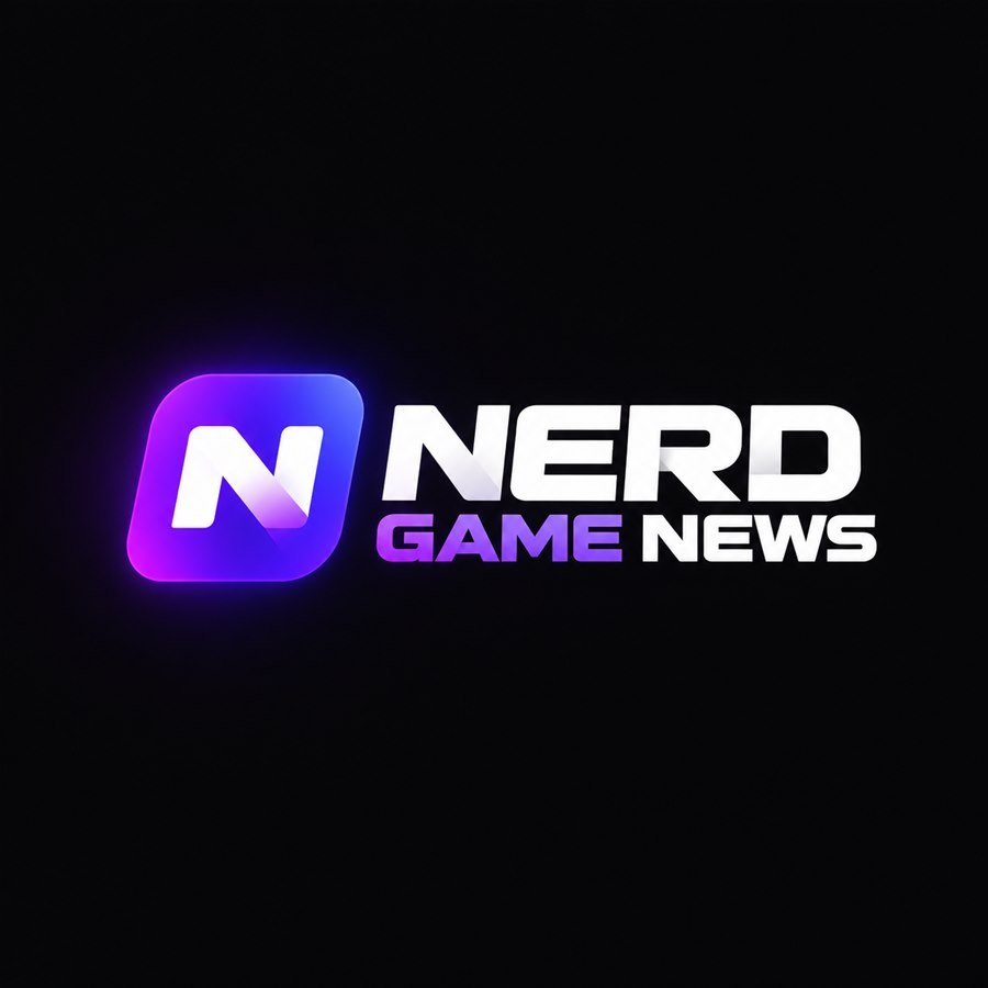 Nerd Game News logo on a dark background
