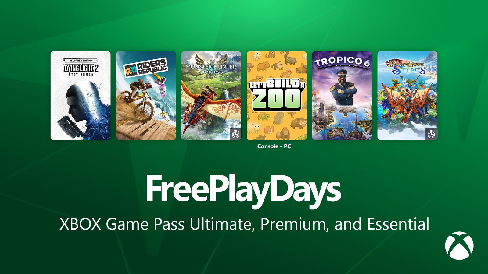 Illustrative image related to Xbox Free Play Days 2026: Dying Light 2, Riders Republic, and Monster Hunter Stories Offer Limited-Time Access